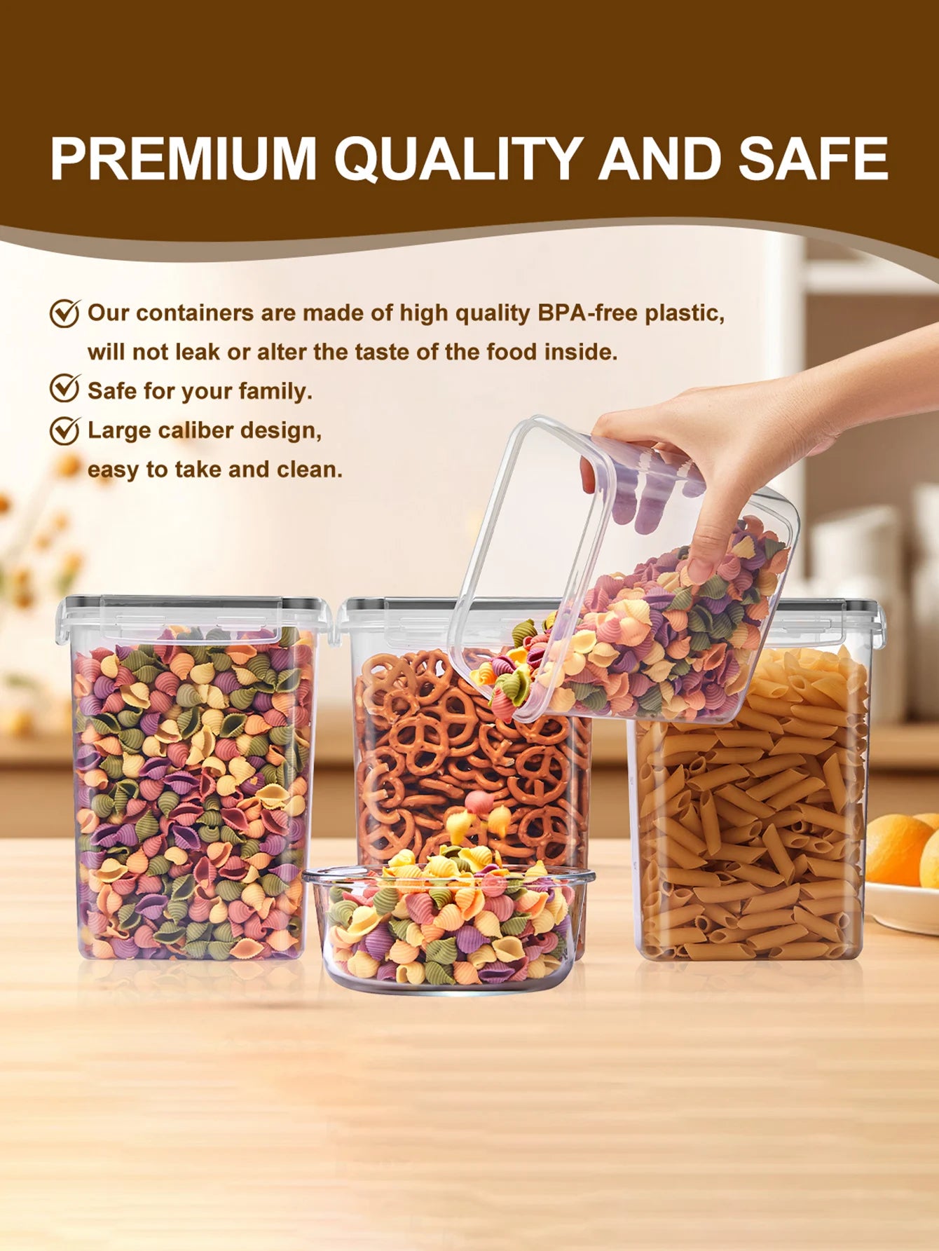 Sealed Food Storage Containers With Lids 48 Pieces
