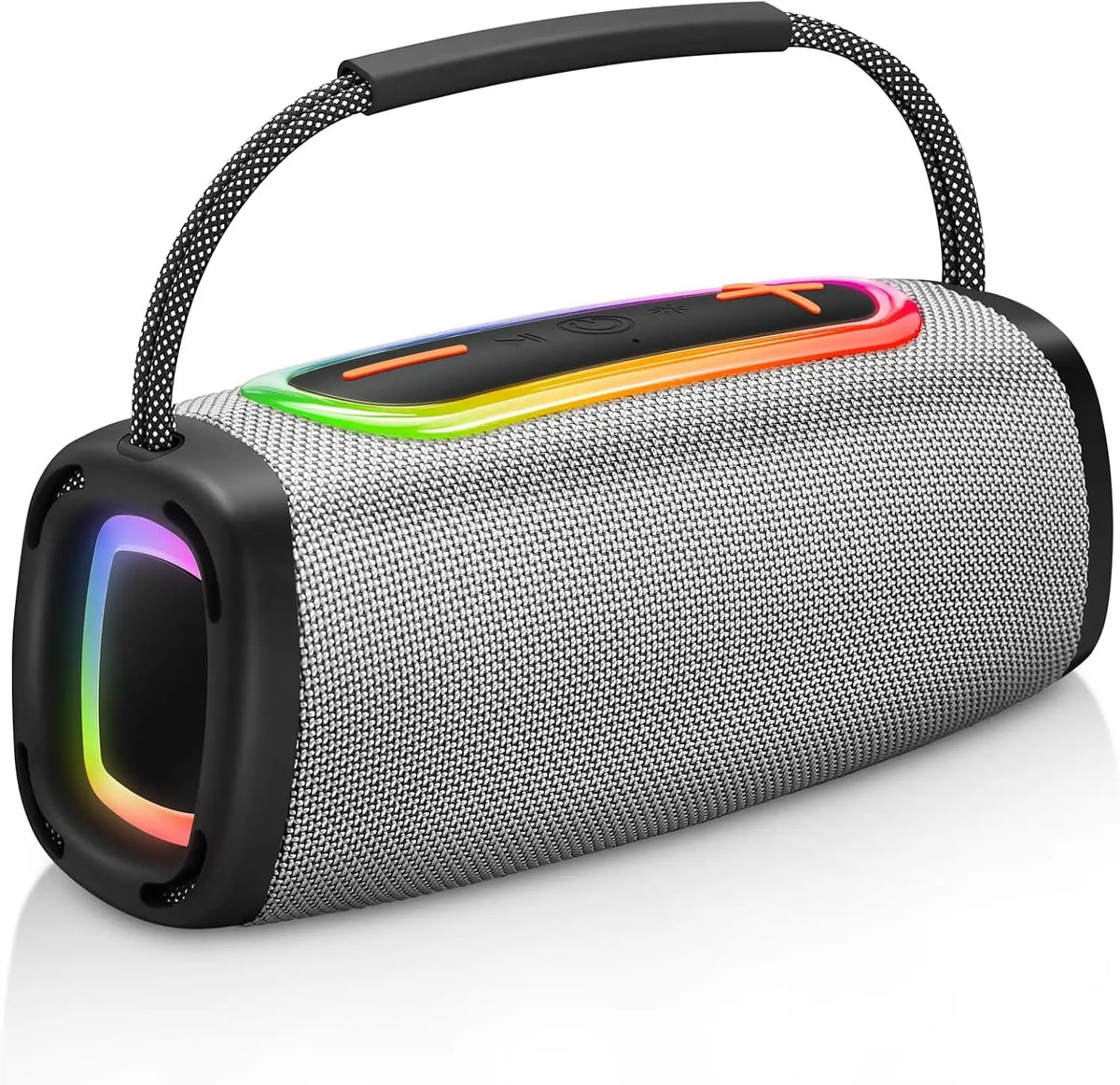 Nerunsa Portable Bluetooth Speaker With RGB Lights Waterproof Outdoor