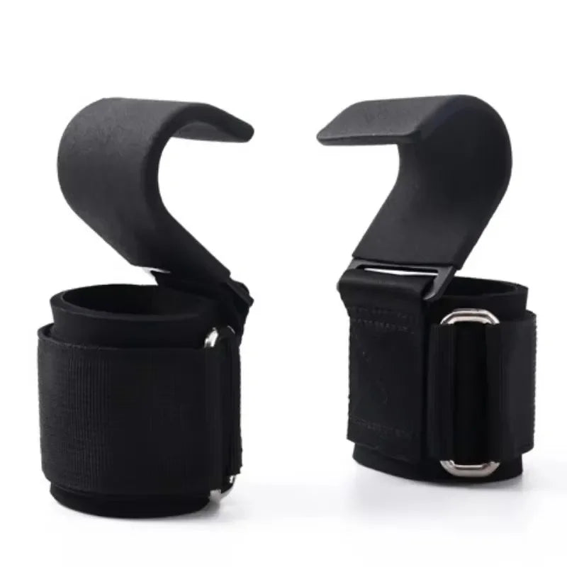 MIHJUSFDH Non-Slip Weight Lifting Hooks, Pair Of Straps For Deadlift