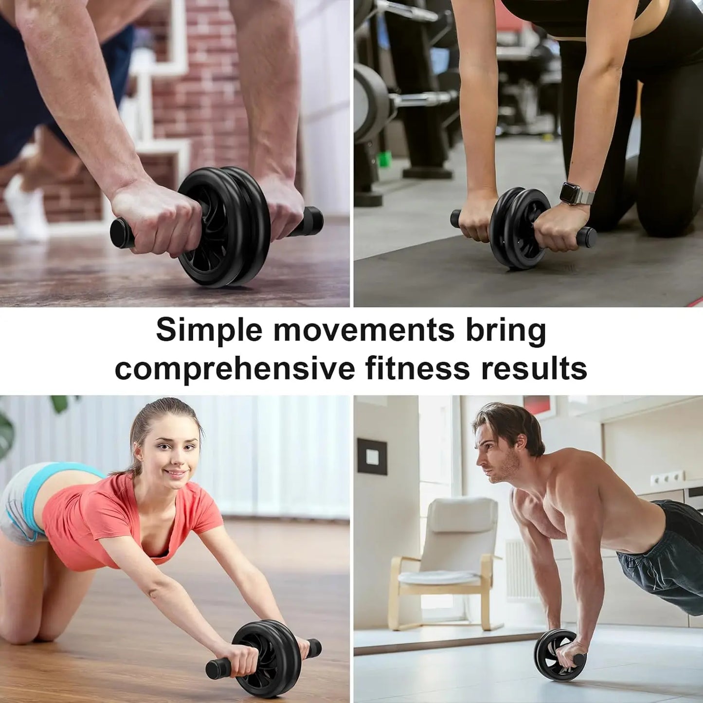 Abdominal Wheel Ab Roller For Core Strengthening Fitness Trainer Equipment