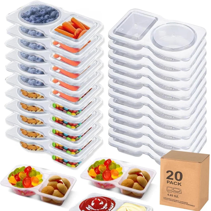 20-Count Spice Storage Jars With Stackable Clear Containers Label Kit
