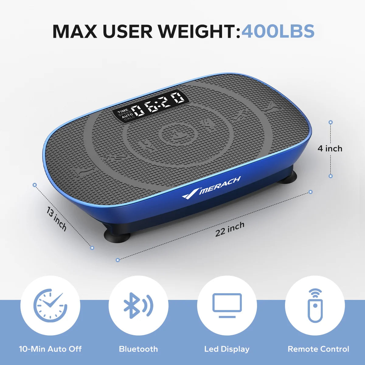 MERACH Vibration Plate CV30 Whole Body Workout Machine