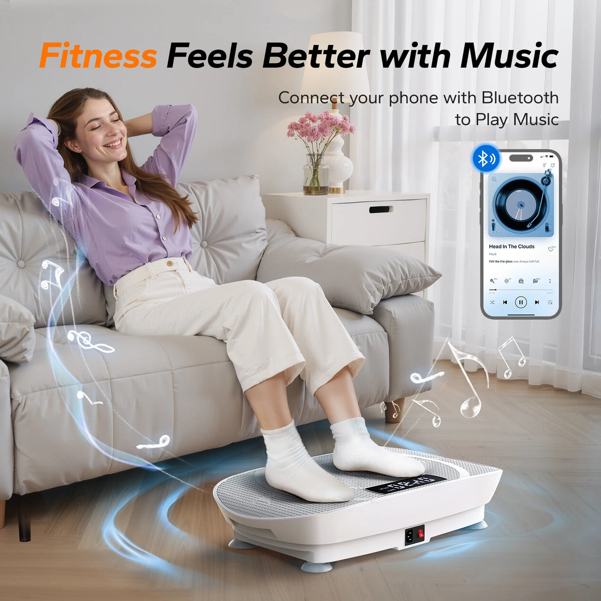 MERACH Vibration Plate CV30 Whole Body Workout Machine