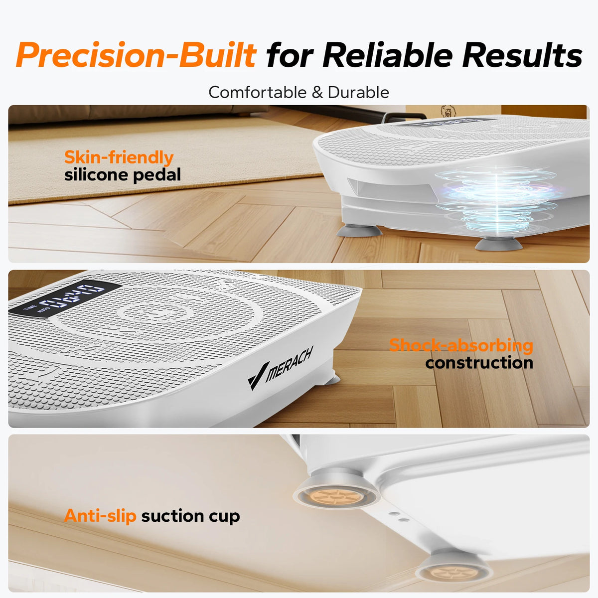MERACH Vibration Plate CV30 Whole Body Workout Machine