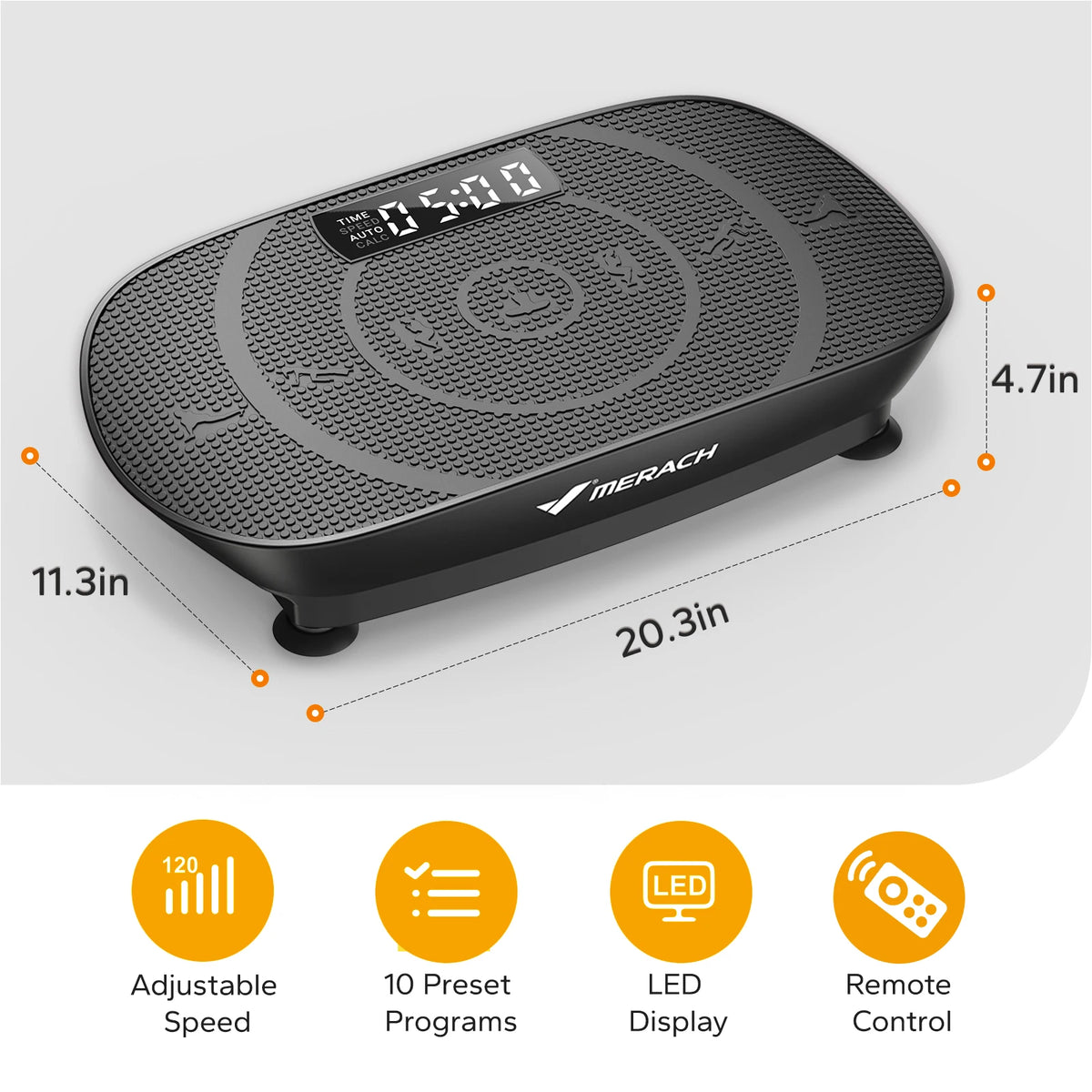 MERACH Vibration Plate CV30 Whole Body Workout Machine