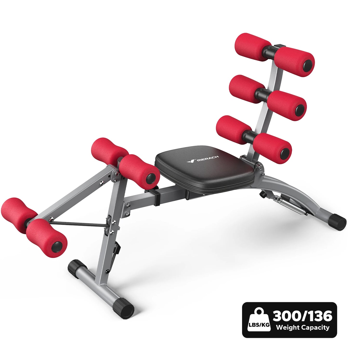 Merach Ab Machine Multi Function Sit Up Bench Home Gym
