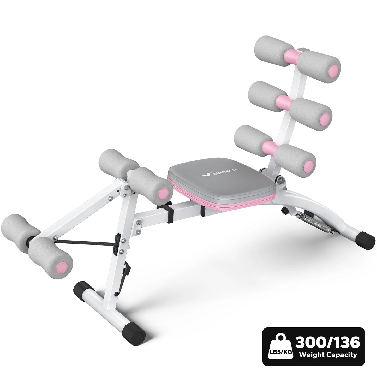 Merach Ab Machine Multi Function Sit Up Bench Home Gym