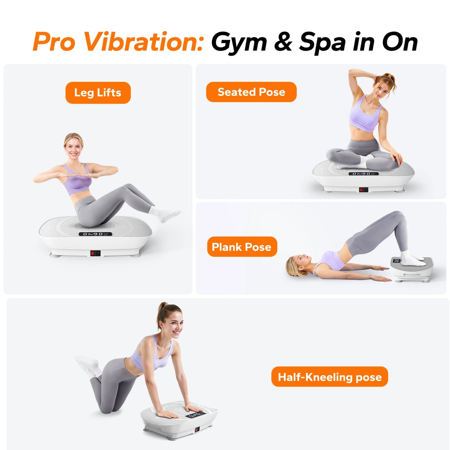 MERACH Vibration Plate CV30 Whole Body Workout Machine