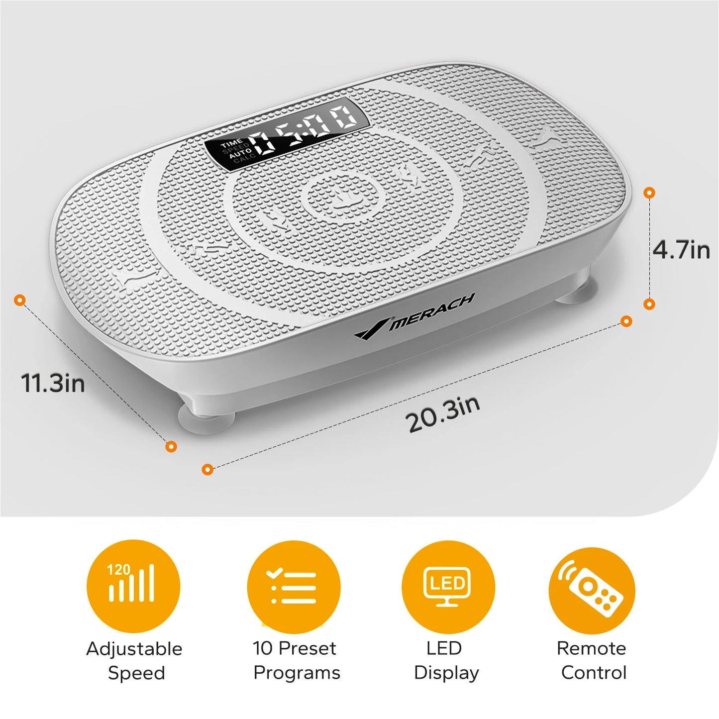 MERACH Vibration Plate CV30 Whole Body Workout Machine