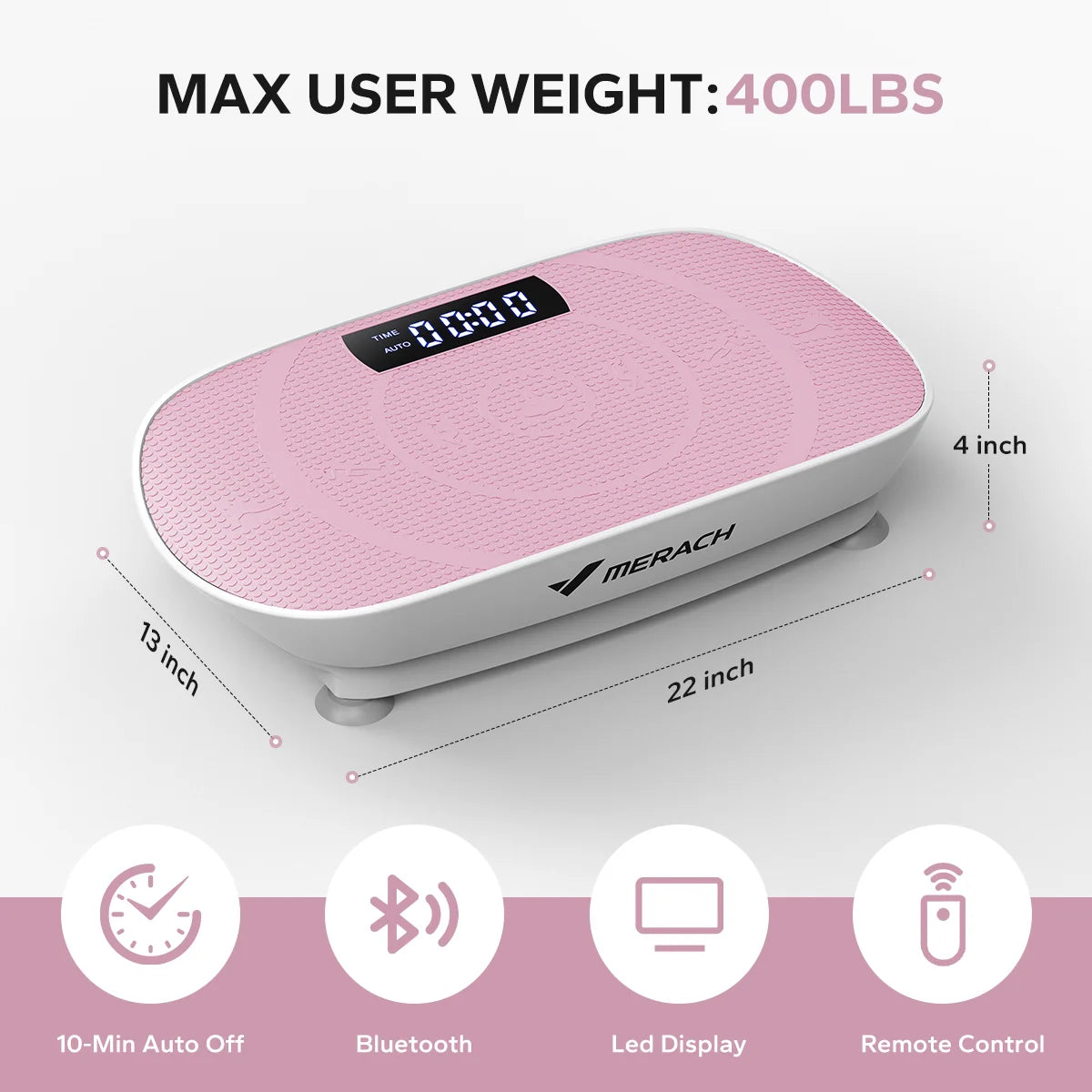 MERACH Vibration Plate CV30 Whole Body Workout Machine