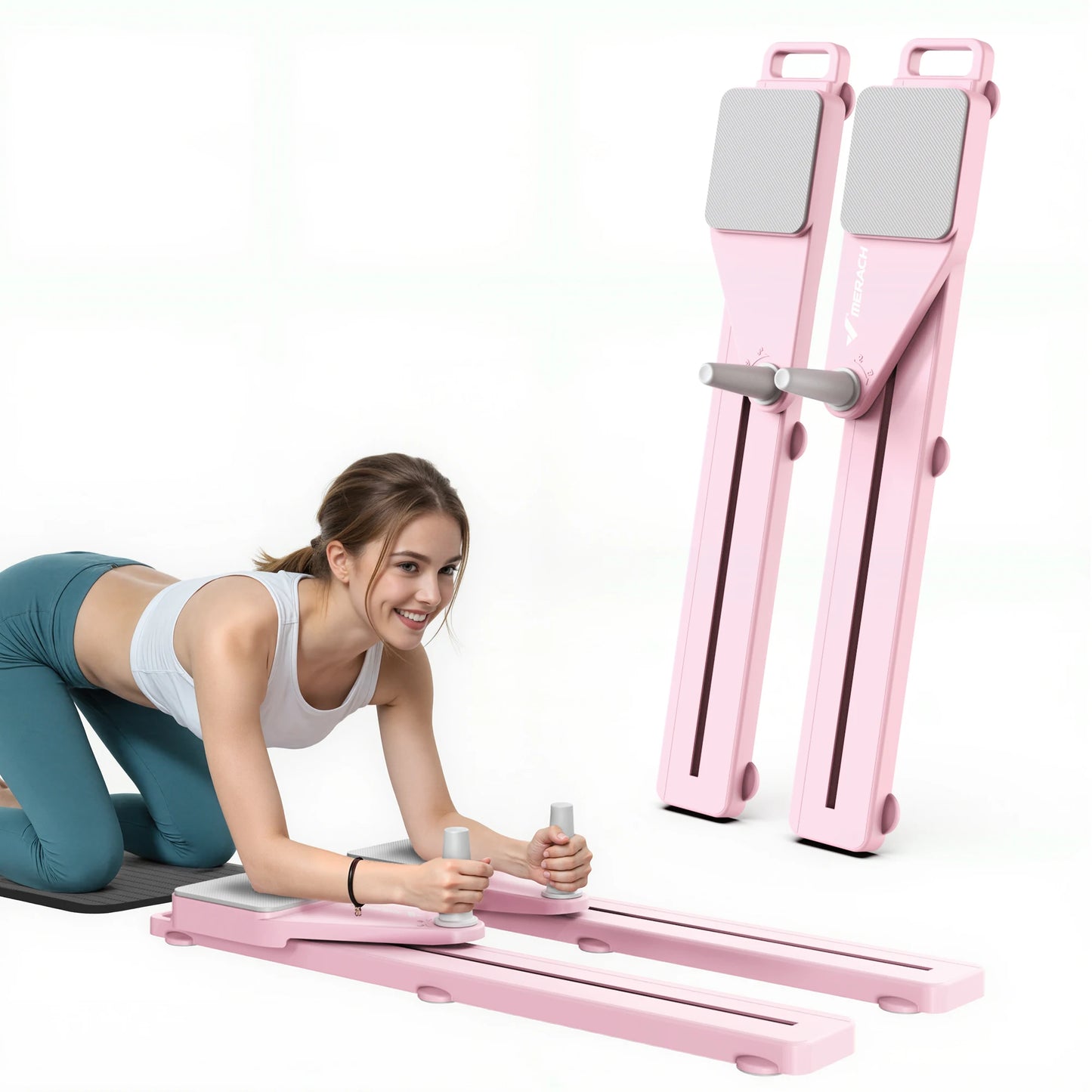 MERACH Pilates Board Abdominal Trainer With Anti Slip Portable