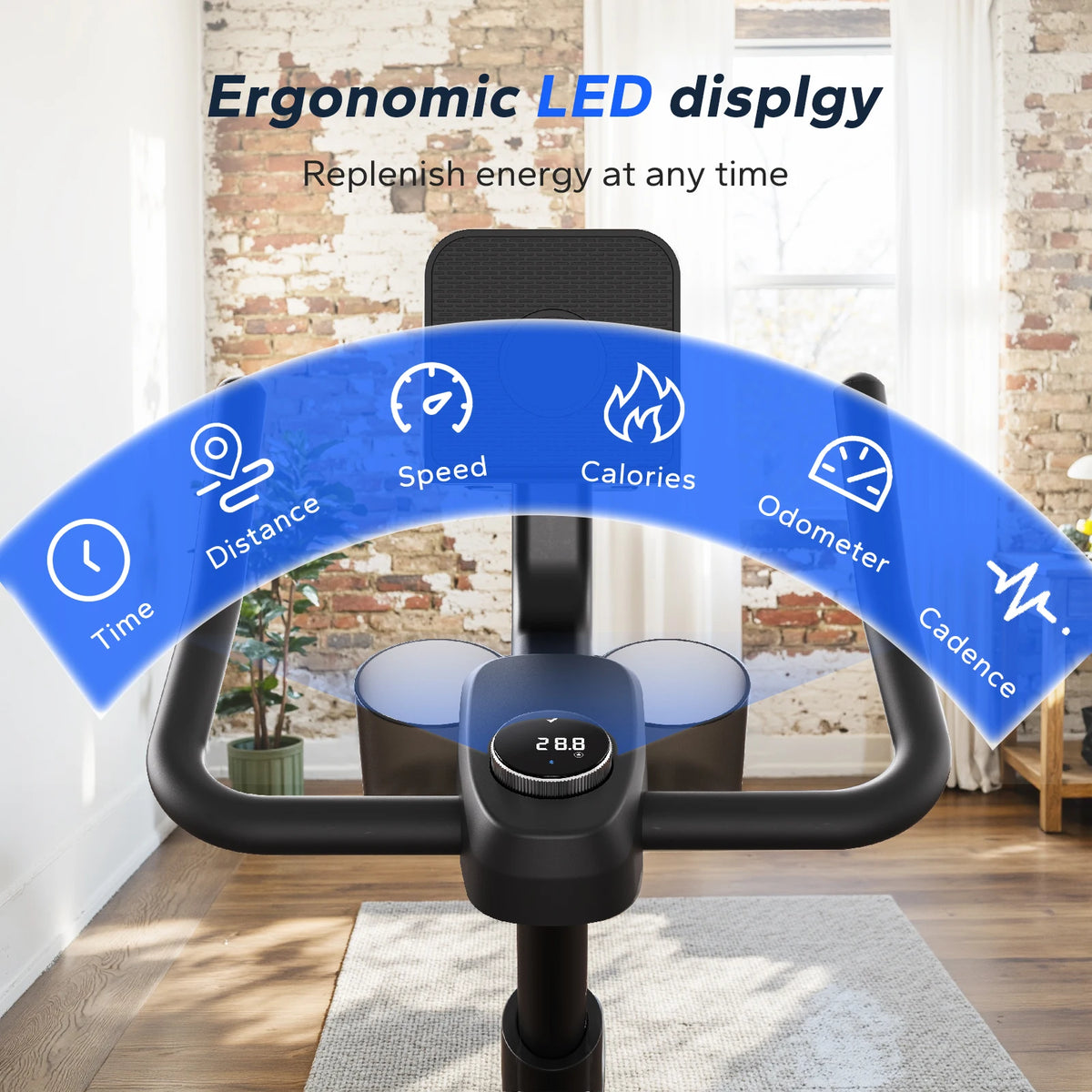 MERACH Magnetic Indoor Cycling Bike S26B2 With App And Low Noise