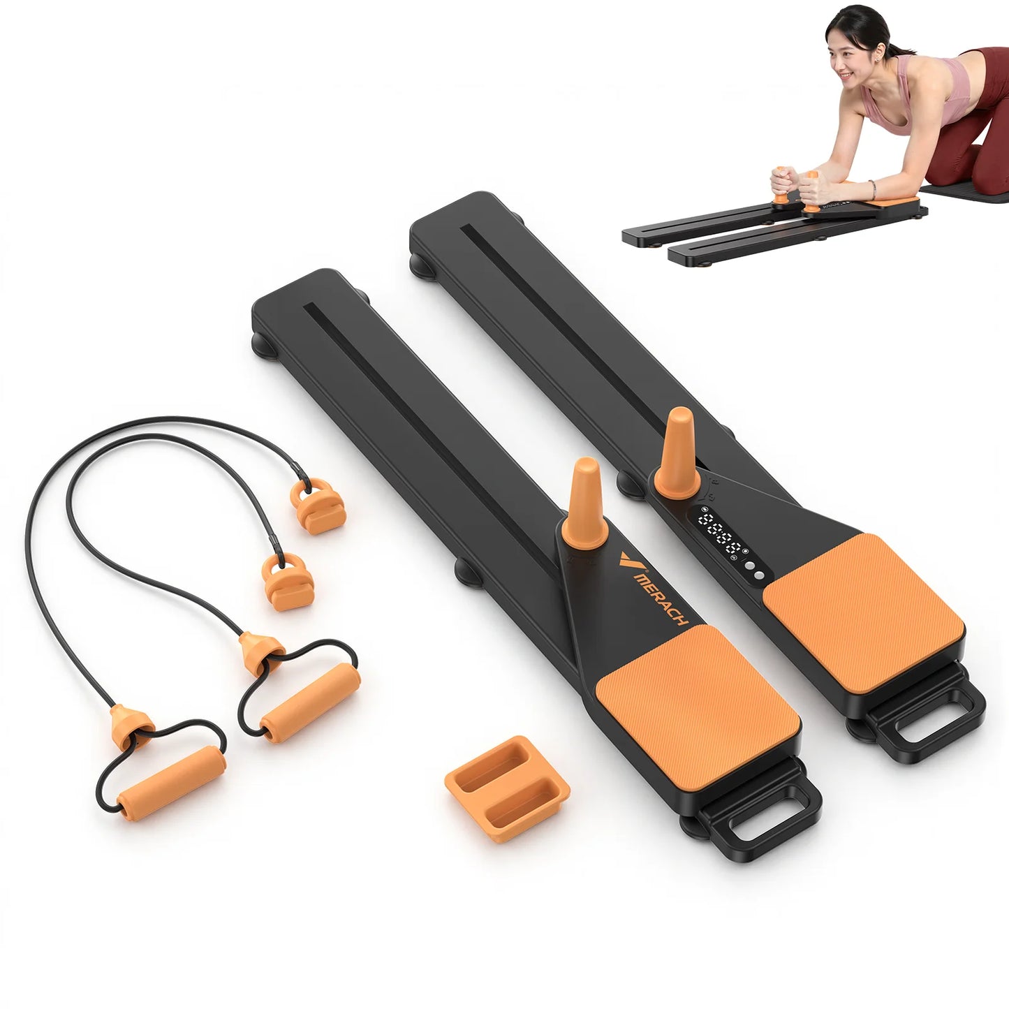 MERACH Pilates Board Abdominal Trainer With Anti Slip Portable