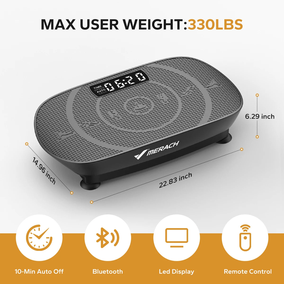 MERACH Vibration Plate CV30 Whole Body Workout Machine