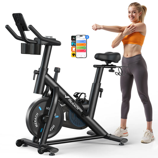 MERACH Magnetic Indoor Cycling Bike S26B2 With App And Low Noise