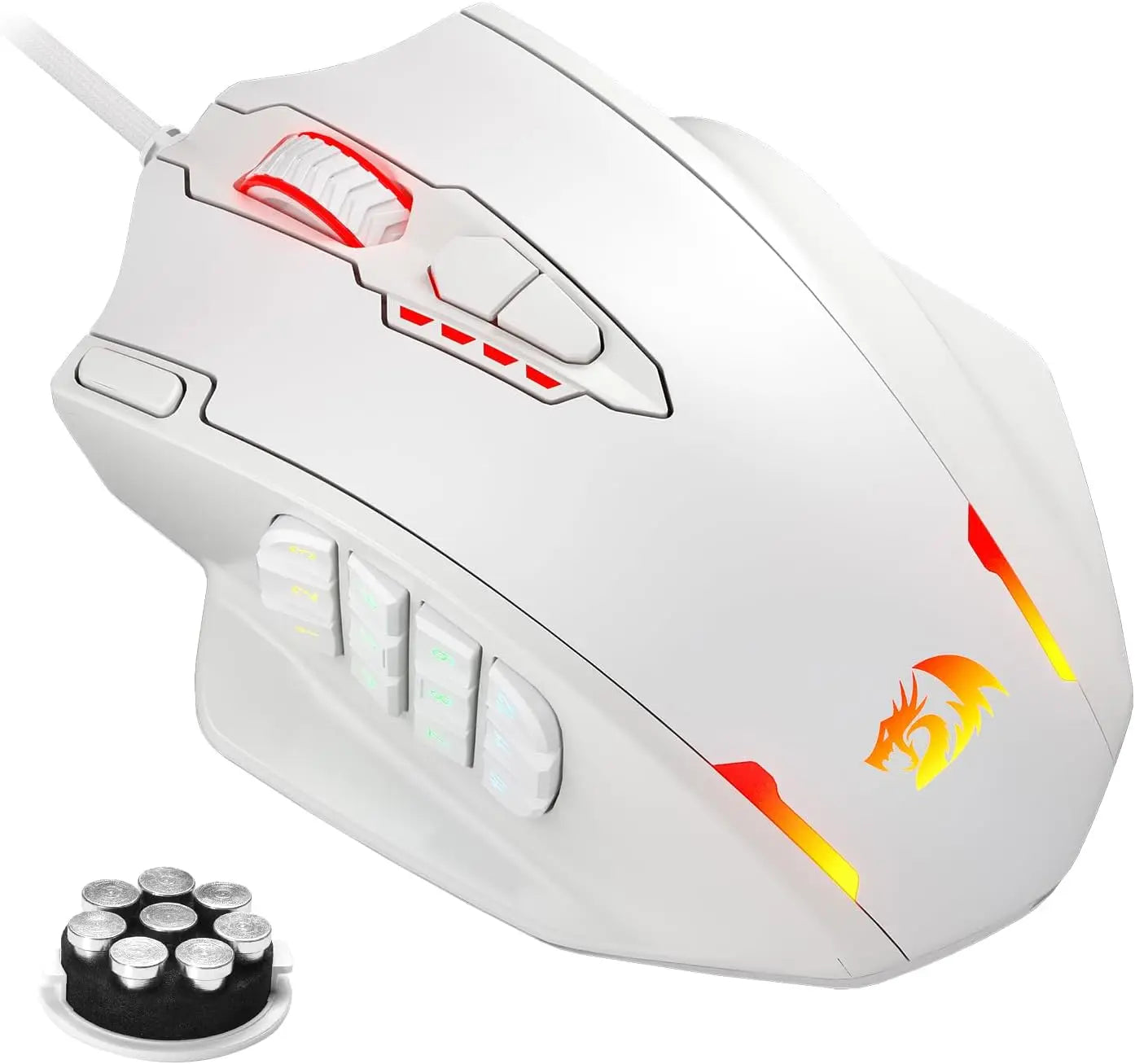 Redragon M908 RGB Gaming Mouse With 12400 DPI Programmable Buttons