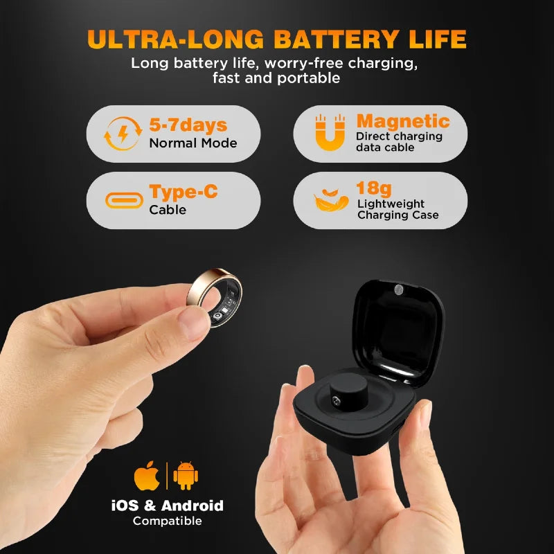 Casatelier Wearable Smart Ring SpO2 Heart Rate Sleep Monitoring