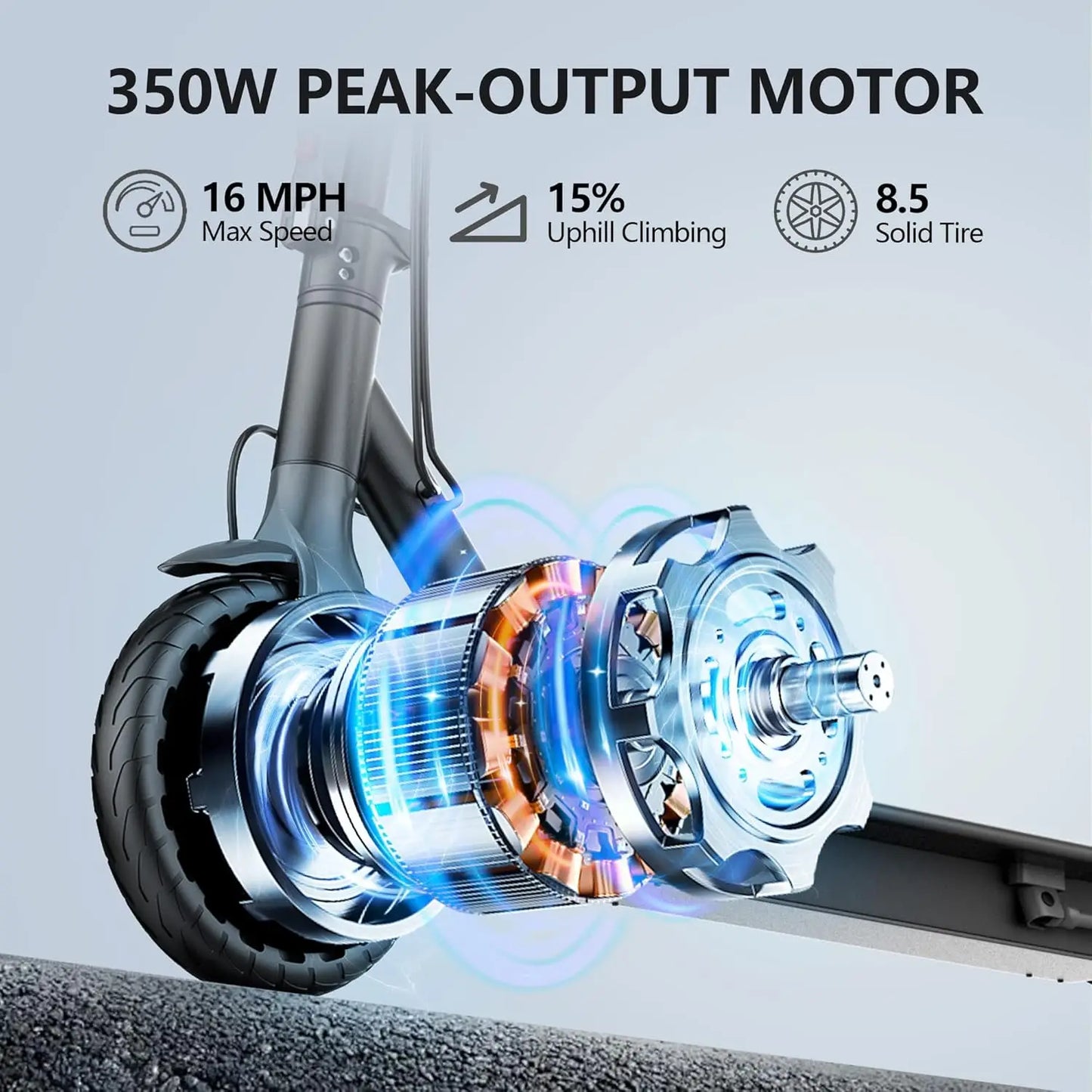 LADPED LP60 Electric Scooter 350W 19mph Folding Commuter