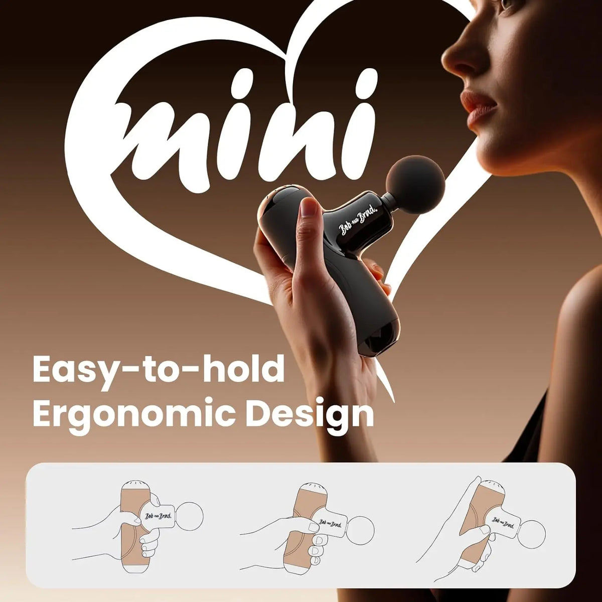 Q2 Pro Mini Massage Gun with Heat and Cold, Pocket-Sized Deep Tissue Massager, HSA Portable Percussion Muscle Massager Gun, Ultra Small & Quiet Muscle Massager, FSA Eligible
