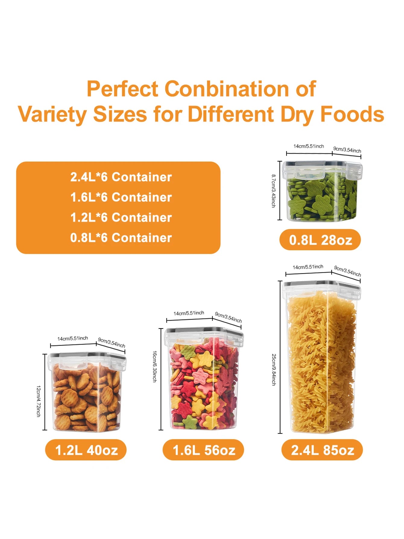 Sealed Food Storage Containers With Lids 48 Pieces