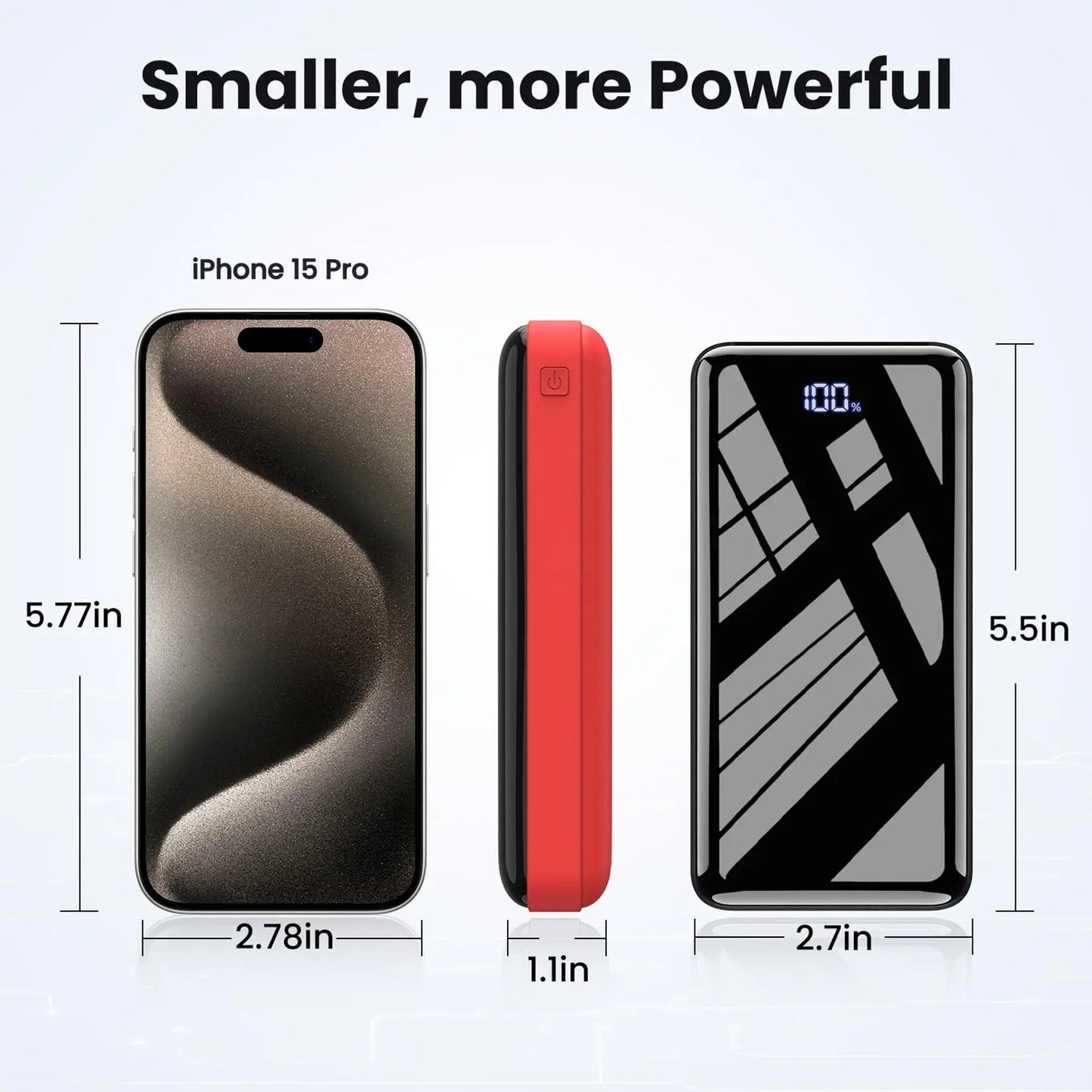 Portable Charger 50000mah Power Bank, USB-C (22.5W) Fast Charging Battery Pack Portable Phone Charger