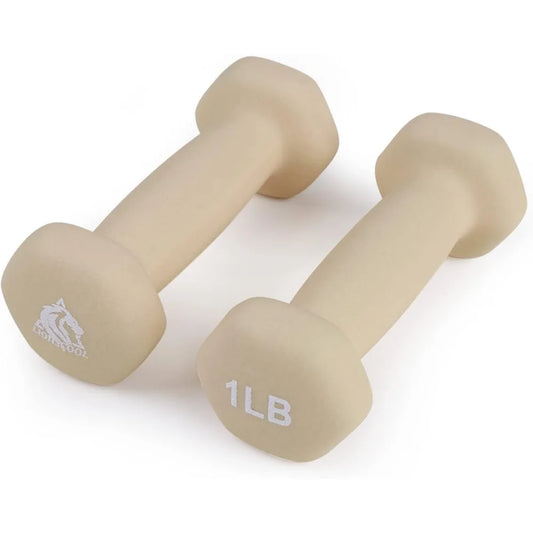 Anti Slip Hexagon Neoprene Dumbbells Set For Home Gym Training