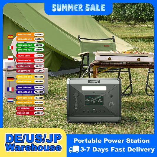 Solarplay Q2501 Portable Power Station 2160Wh LiFePO4 Battery