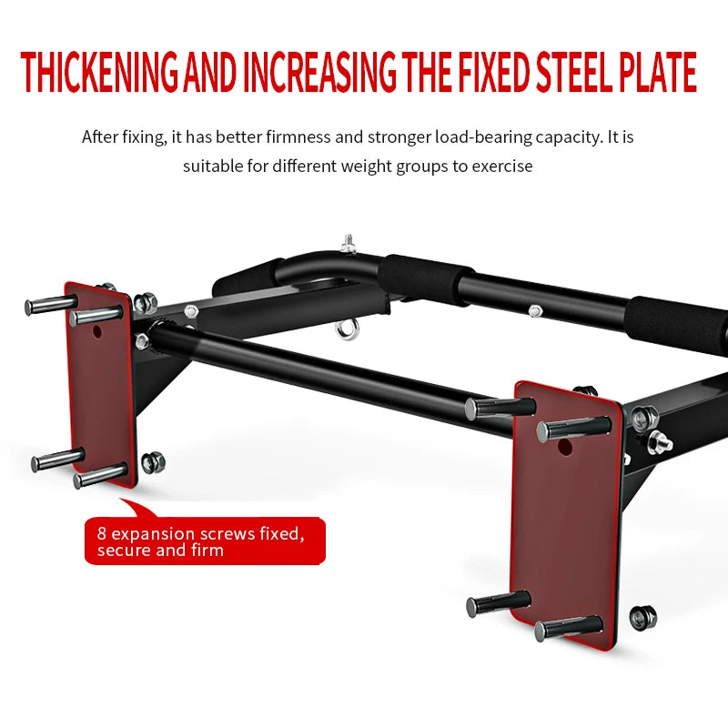 KBQ Wall Mounted Pull-Up Bar For Home Gym And Indoor Fitness
