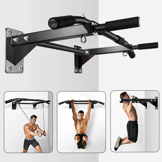 KBQ Wall Mounted Pull-Up Bar For Home Gym And Indoor Fitness