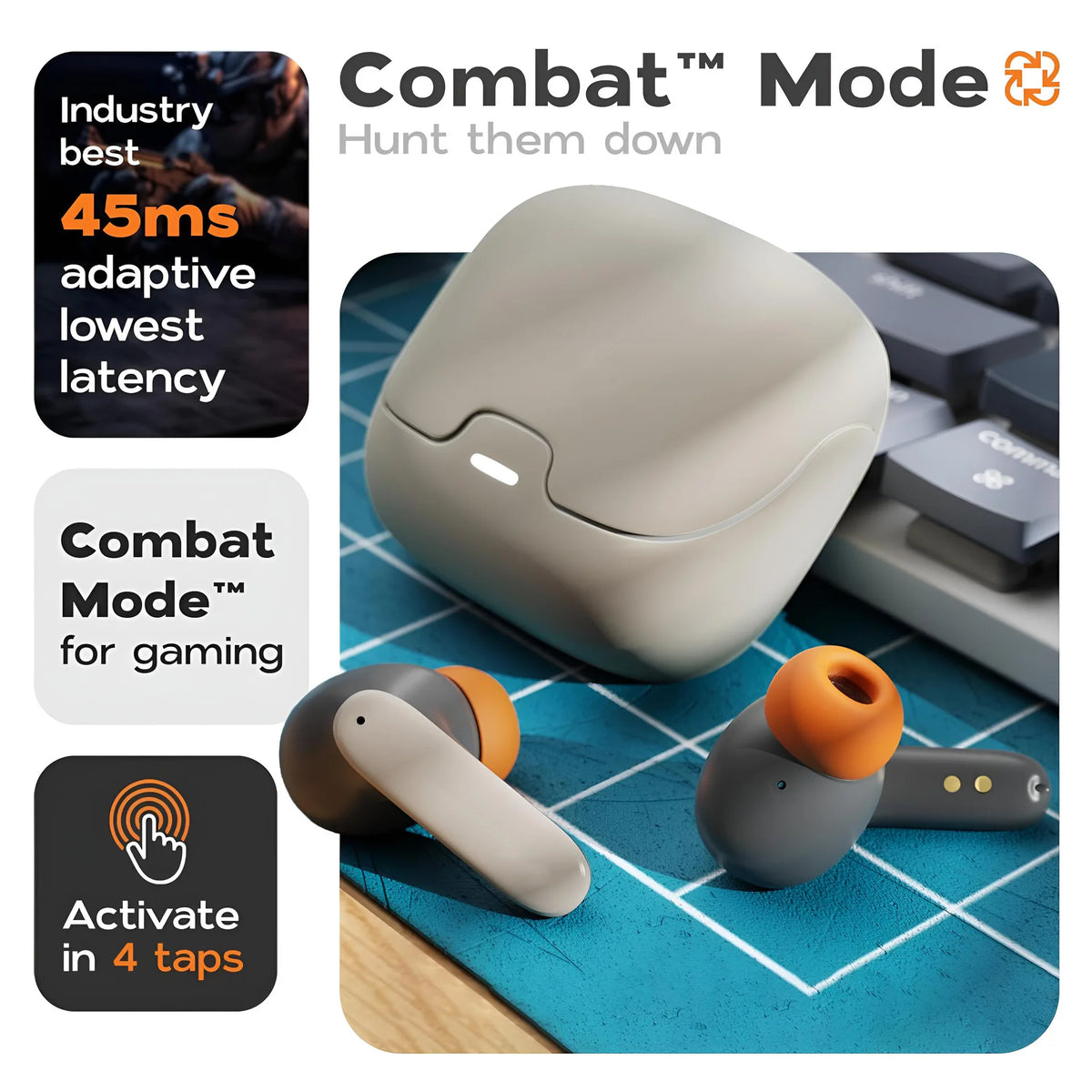 Sivir TWS Bluetooth Earphones With ENC Noise Cancellation