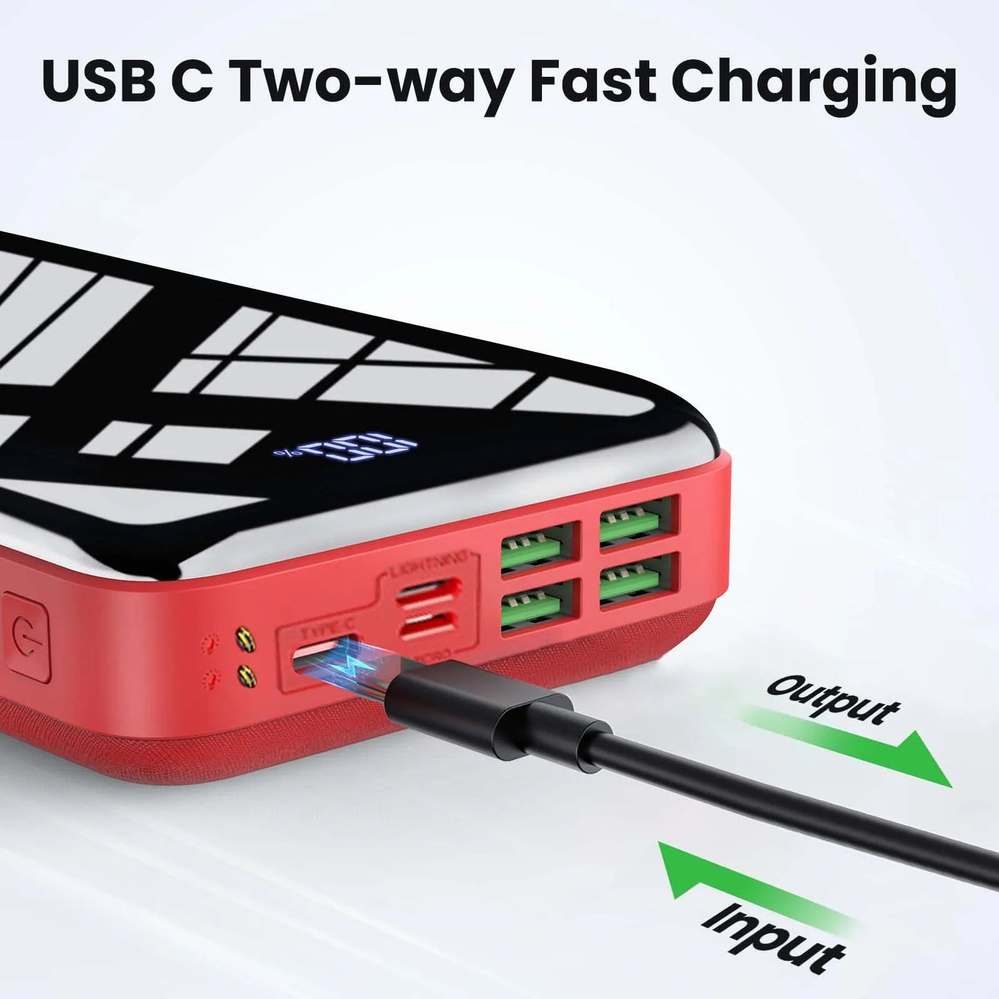 Portable Charger 50000mah Power Bank, USB-C (22.5W) Fast Charging Battery Pack Portable Phone Charger