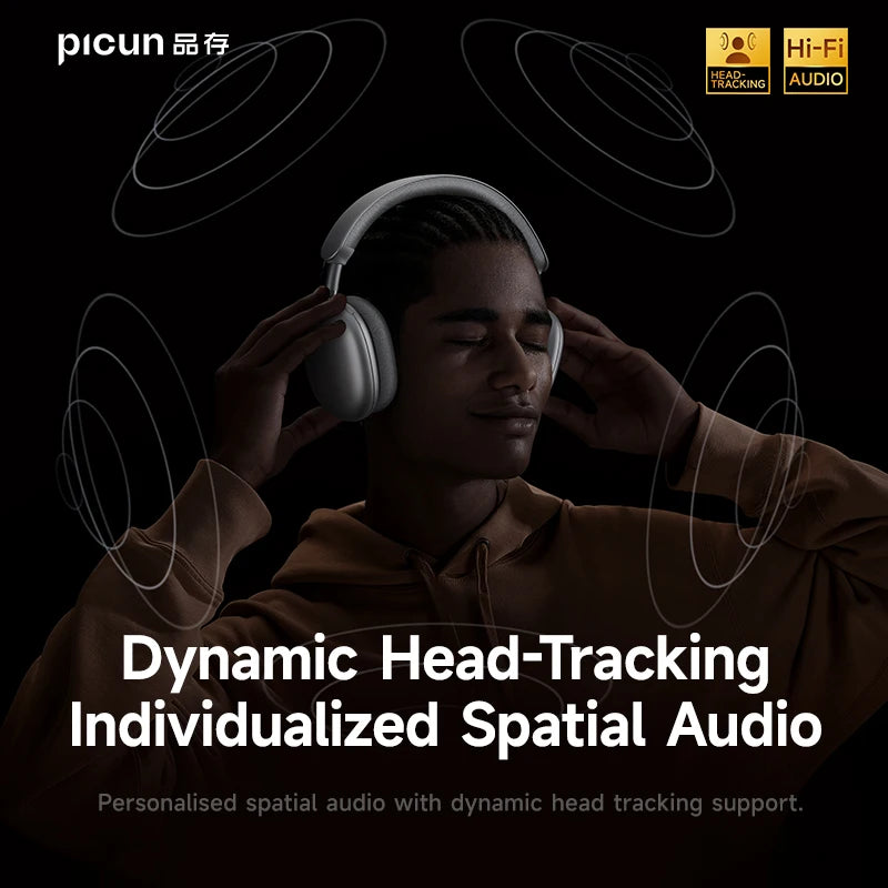 Picun F8 Pro ANC Wireless Headphones With 3D Spatial Audio Bluetooth 5.3