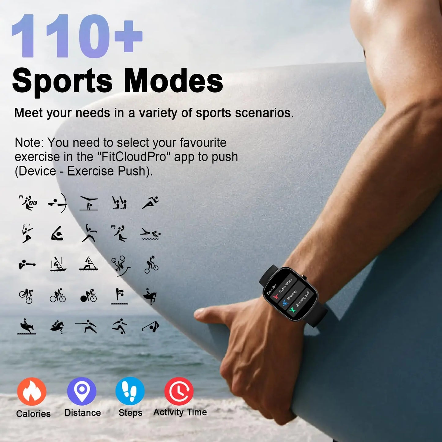 2026 AI Smart Watch Men Women ChatGPT Voice Assistant 1.91" HD Curved Display Bluetooth Call AI Health Analysis Heart Rate SpO2 Sleep 110 Sports 5 Day Battery 20 Day Standby Fitness Tracker.