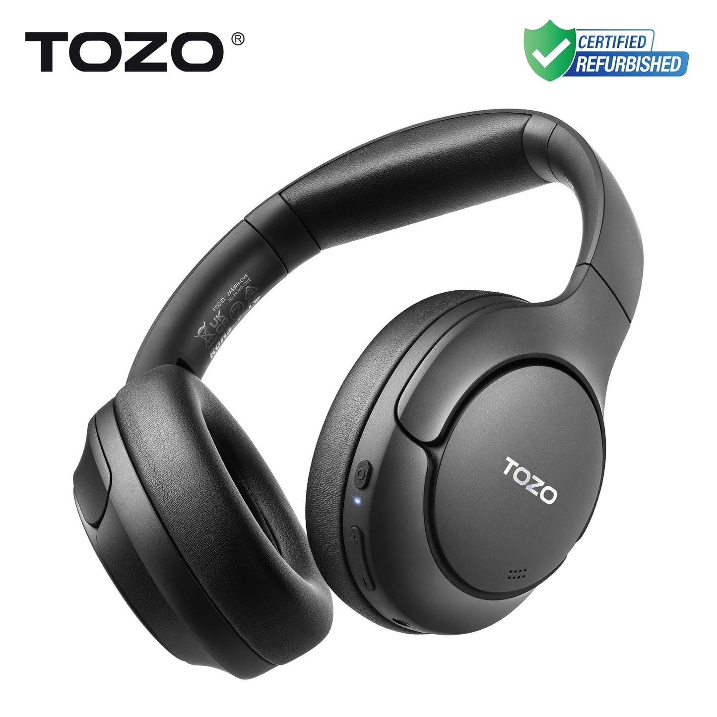 TOZO Hi Res Over Ear Headphones With Hybrid ANC Wireless