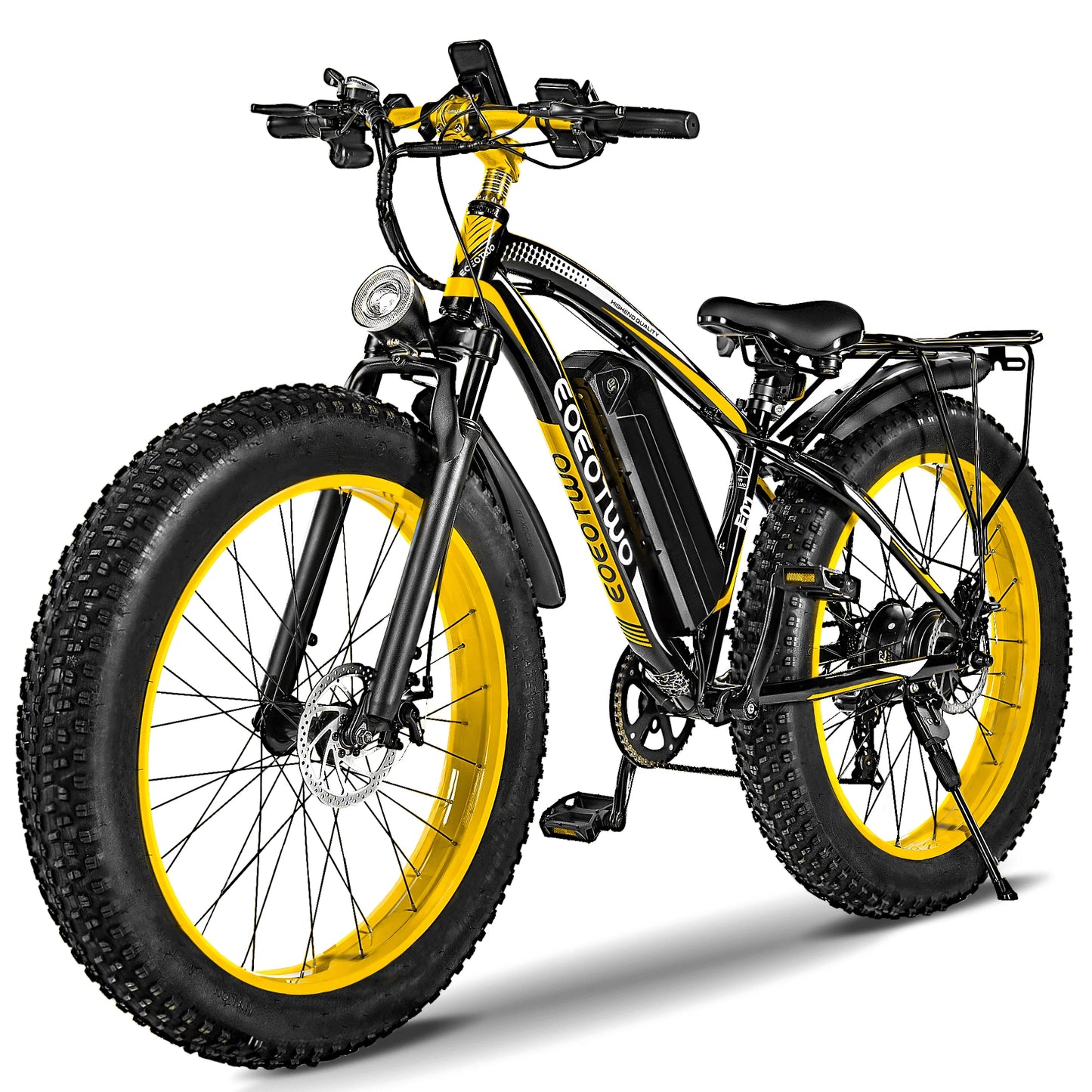 EOEOTWO 1500W Fat Tire Ebike 34MPH 48V 15Ah Mountain Bike