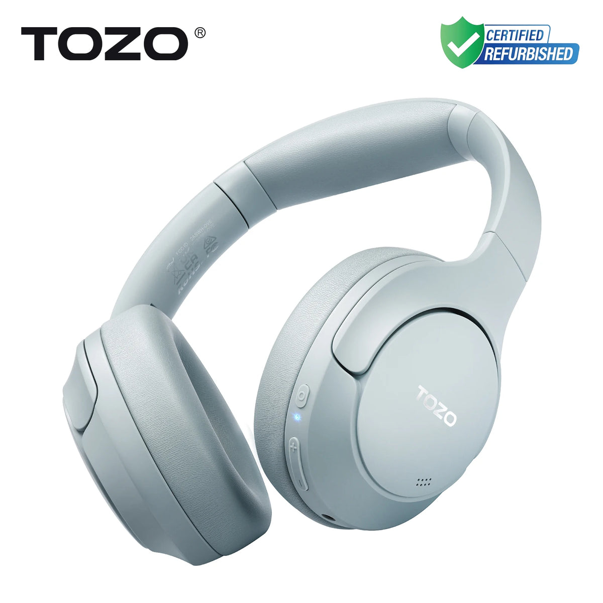 TOZO Hi Res Over Ear Headphones With Hybrid ANC Wireless