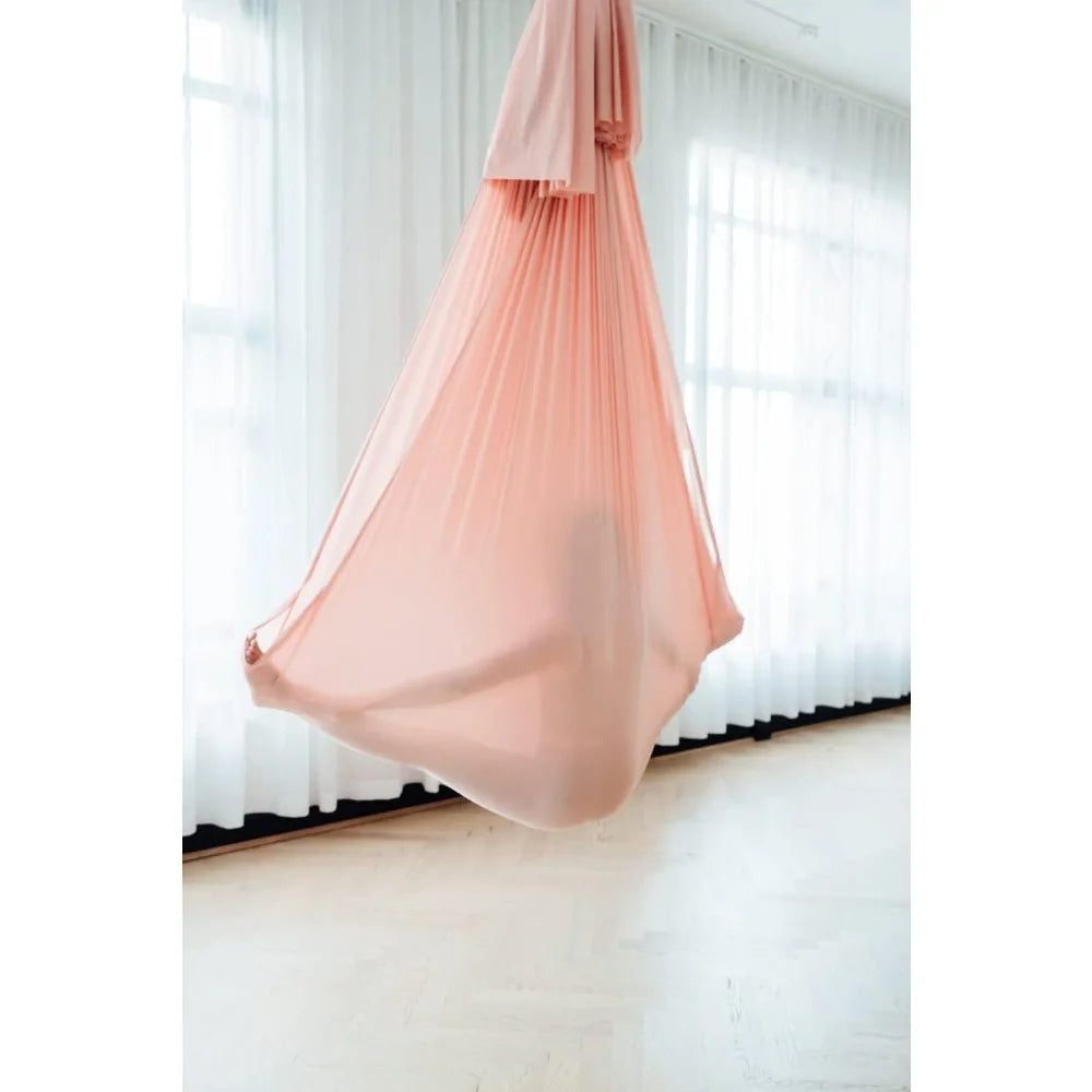 F.Life Aerial Yoga Hammock 6.5 yards Premium Aerial Sling Silk Fabric Yoga Swing for Antigravity Inversion Include Daisy Chain