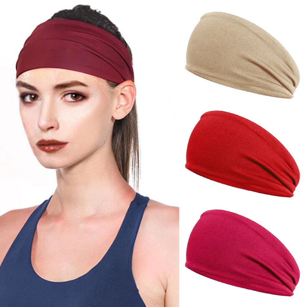JOCESTYLE Unisex Sports Headband Elastic Quick Dry Sweat Band For Running