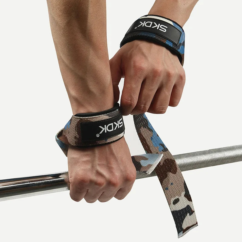 GOUNOD Weightlifting Wrist Straps Adjustable Non Slip Gym Grip Band
