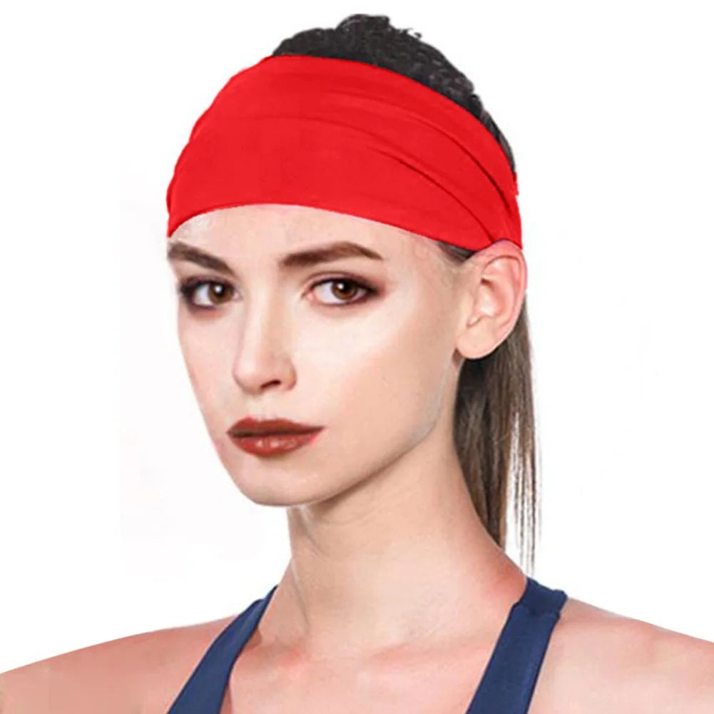 JOCESTYLE Unisex Sports Headband Elastic Quick Dry Sweat Band For Running