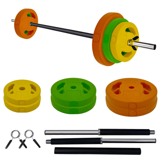 HiMISS Adjustable Barbell Weight Set For Home Gym Training