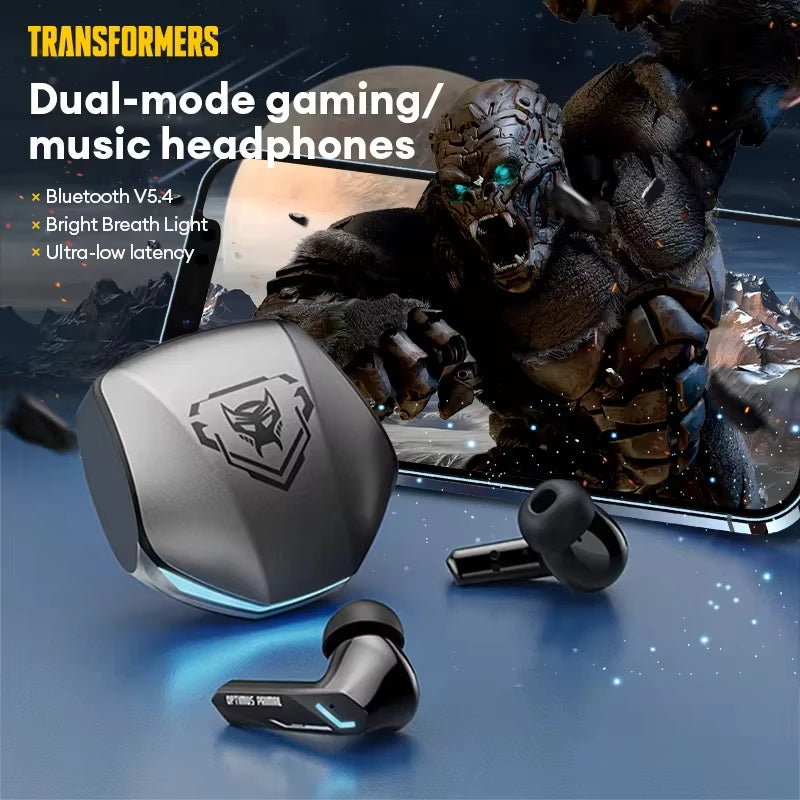 Transformers GM2 Pro Bluetooth Earphones With Low Latency Microphone