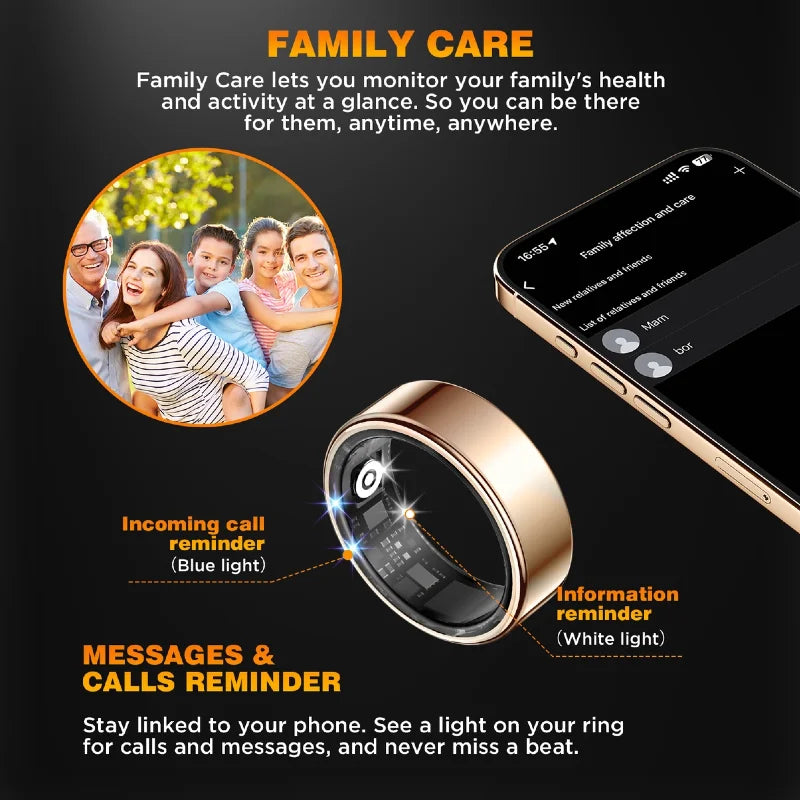 Casatelier Wearable Smart Ring SpO2 Heart Rate Sleep Monitoring