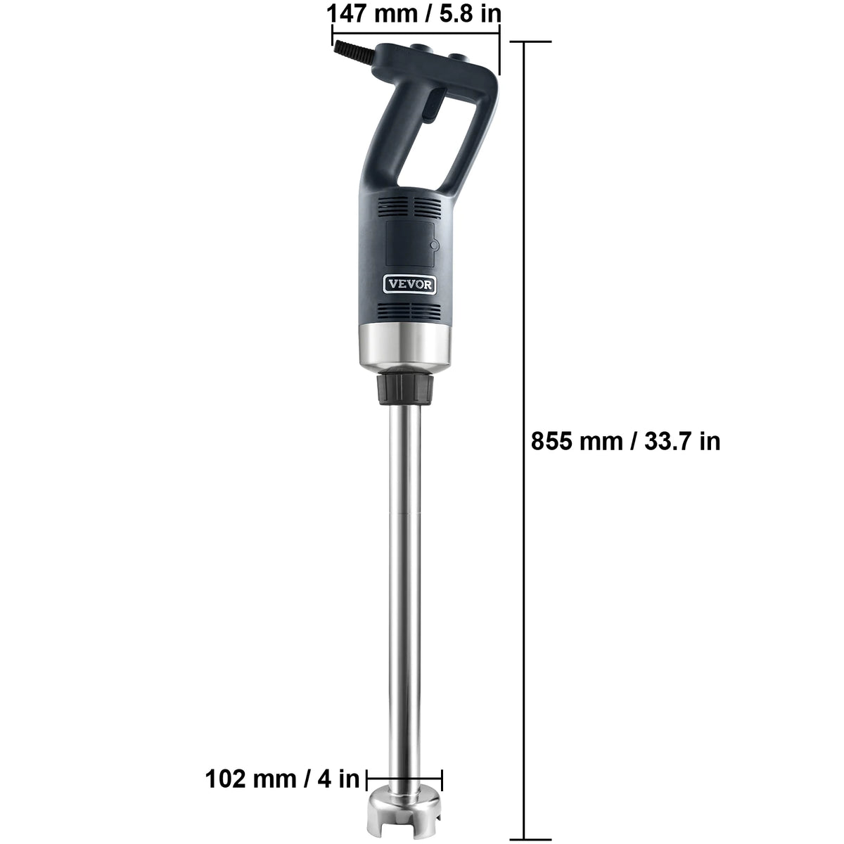 Succebuy Commercial Immersion Blender 500W Heavy Duty Hand Mixer