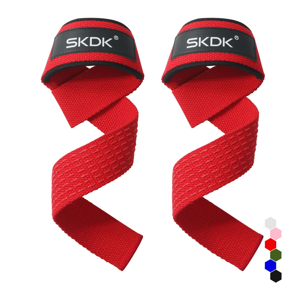 GOUNOD Weightlifting Wrist Straps Adjustable Non Slip Gym Grip Band
