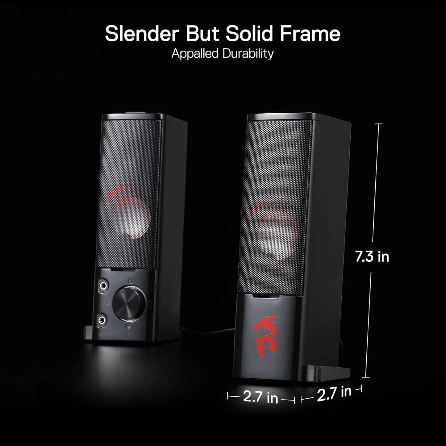 Redragon GS550 2.0 Channel PC Gaming Speakers With Quality Bass