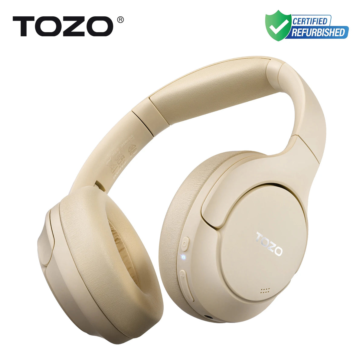 TOZO Hi Res Over Ear Headphones With Hybrid ANC Wireless