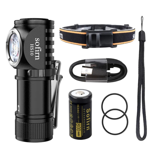 Sofirn HS10 USB C Rechargeable Mini Headlamp 1100lm