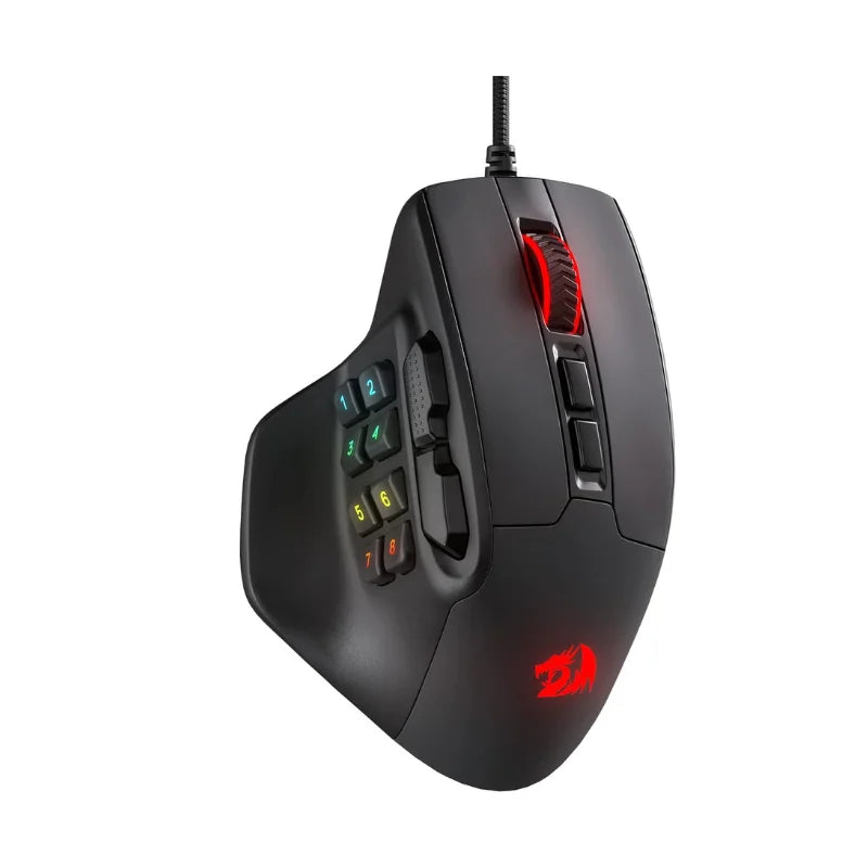 Redragon M811 Aatrox MMO Gaming Mouse With 15 Programmable Buttons