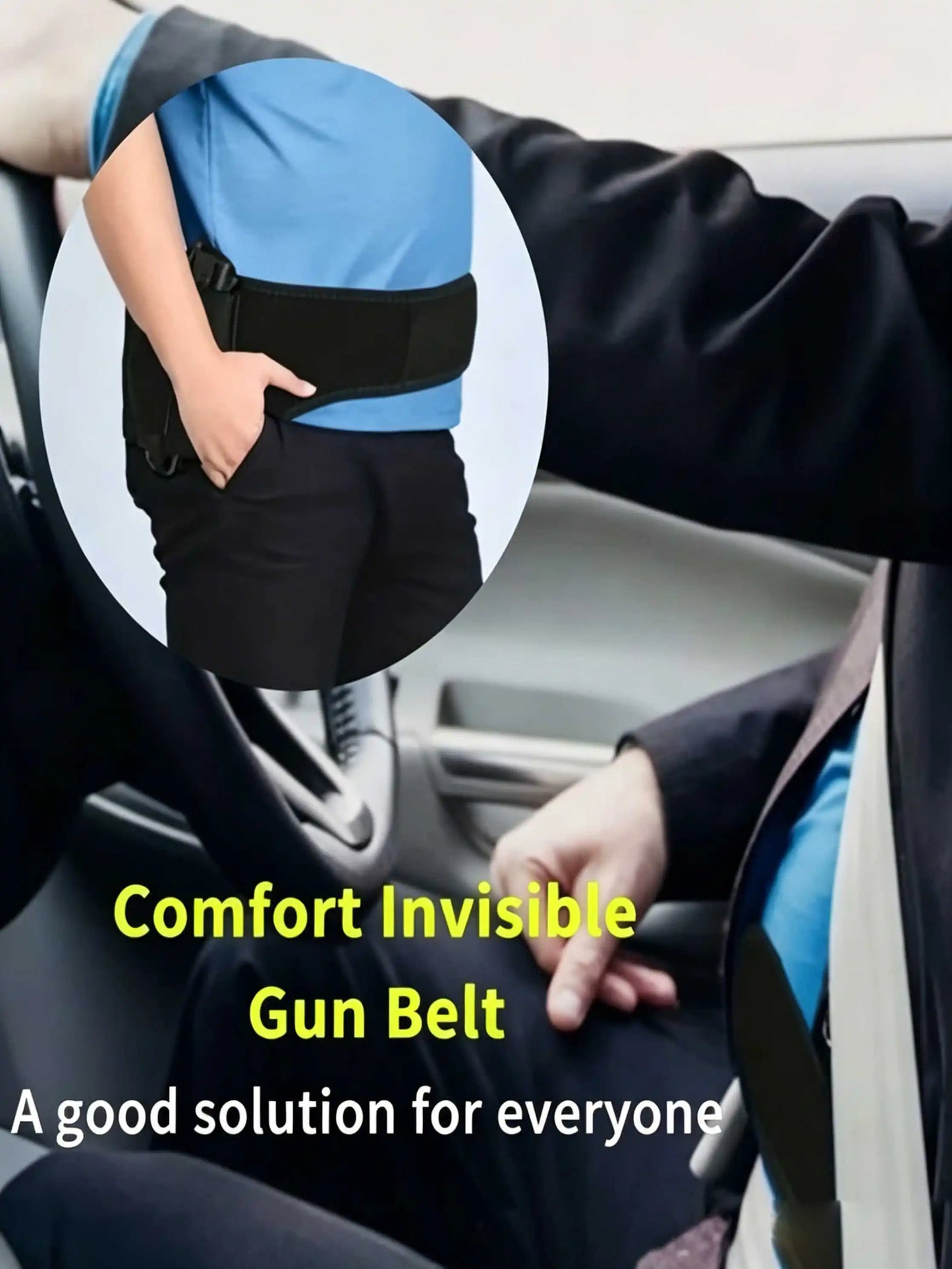 Ambidextrous Belly Band Holster Concealed Carry Neoprene Waistband